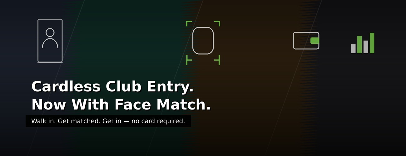Cardless Club Entry with Face Match